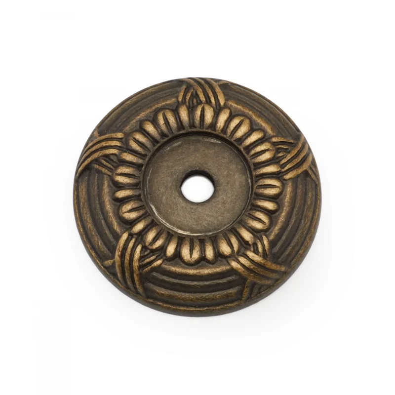 RK International - Lines & Crosses - Cross & Petal Knob Backplate