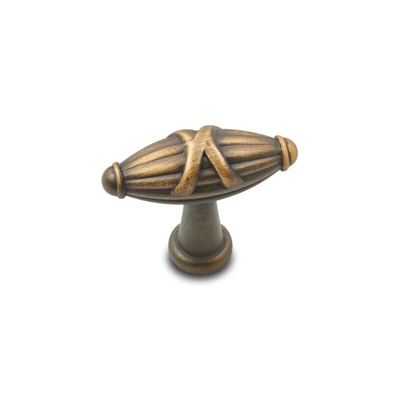 RK International - Lines & Crosses - Crossed Indian Drum Cabinet Knob