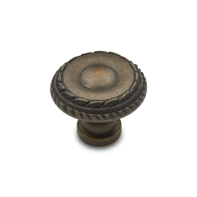 RK International - Miscellaneous Knobs - Double Roped Edge Cabinet Knob