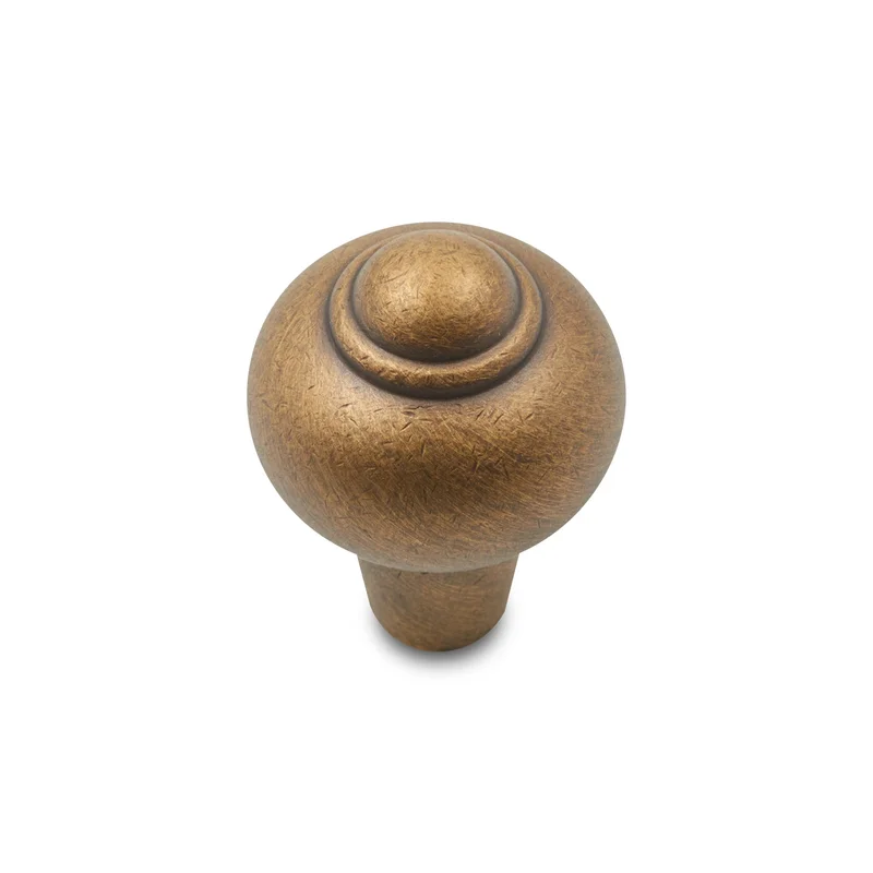 RK International - Miscellaneous Knobs - Solid Round Cabinet Knob with Tip