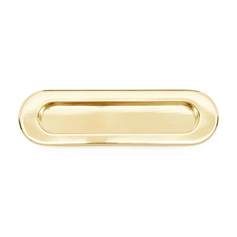 RK International - Miscellaneous Pulls - 5-1/2" Thick Oval Flush Pull