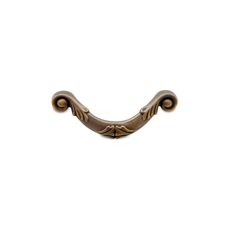 RK International - Miscellaneous Pulls - Ornate Curved Drop Cabinet Pull
