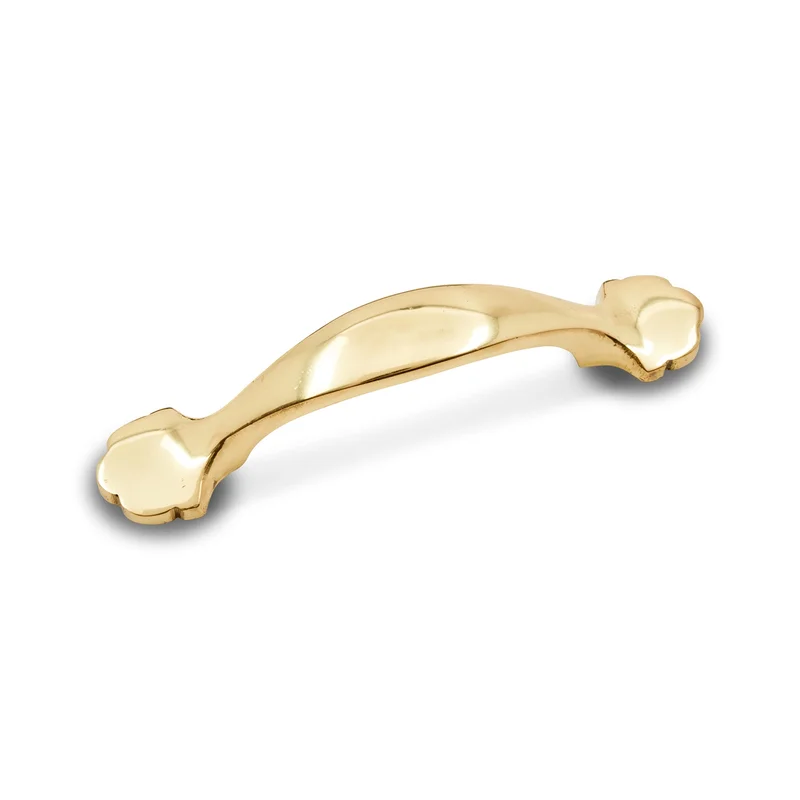 RK International - Miscellaneous Pulls - Ornate Foot 3" Bow Cabinet Pull