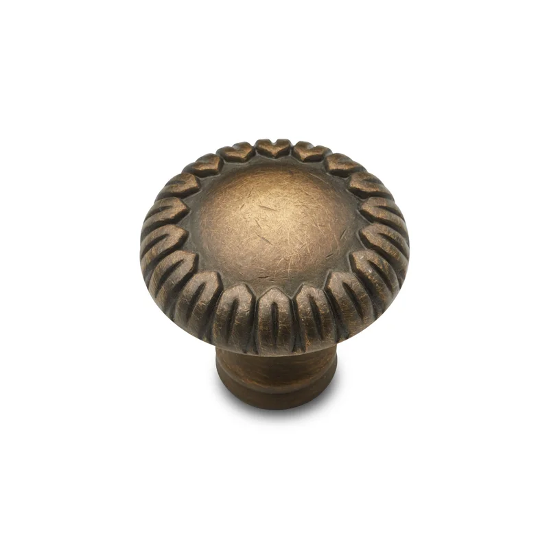 RK International - Petals @ End - Cabinet Knob