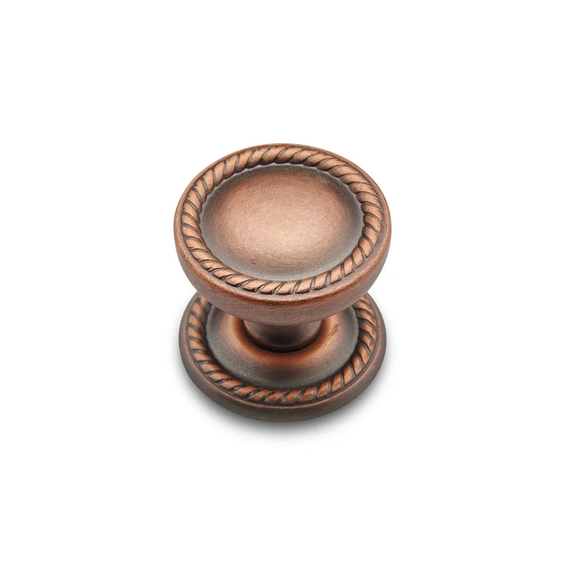 RK International - Rope - Flat Rope Cabinet Knob with Detachable Back Plate