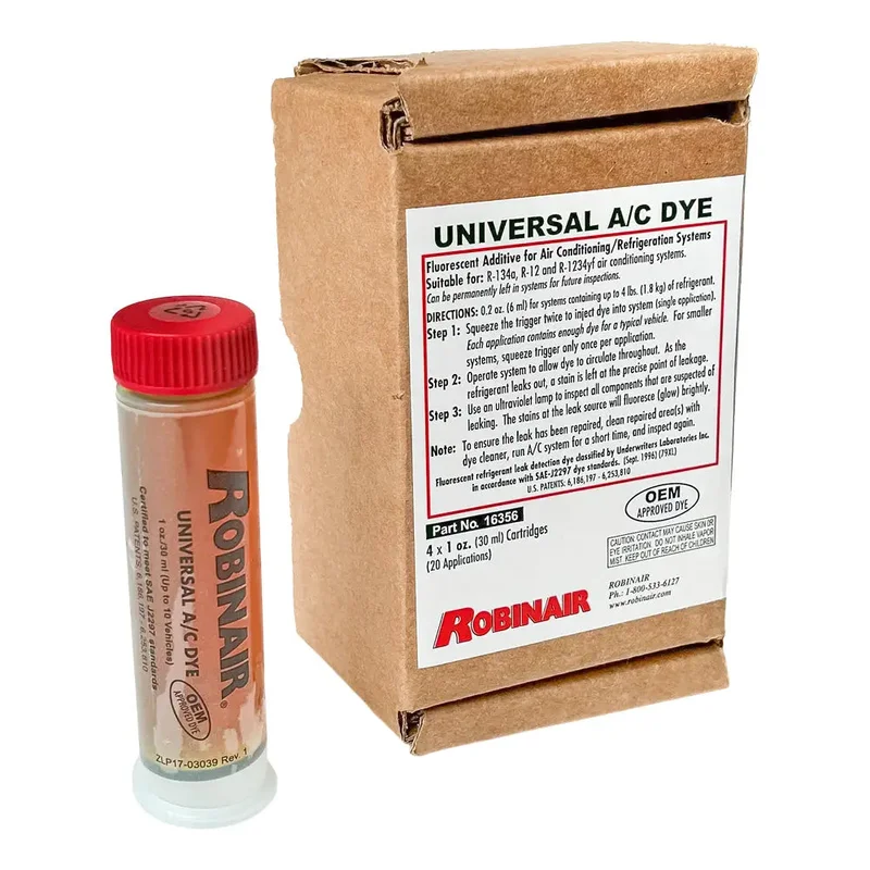 Robinair 16356 Universal A/C UV Dye (4/Box)