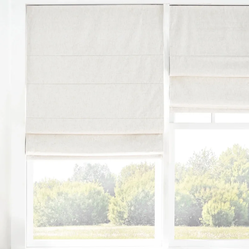 Roman Blackout Shades, Natural