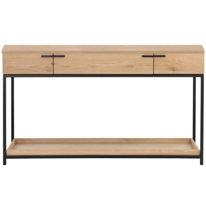 Rosso Console Table, Rustic Oak, 55"W