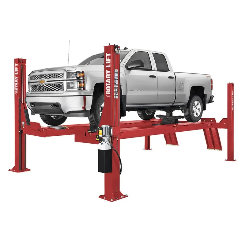 Rotary ARO14 14,000 lbs Alignment Lift, Open Front Red
