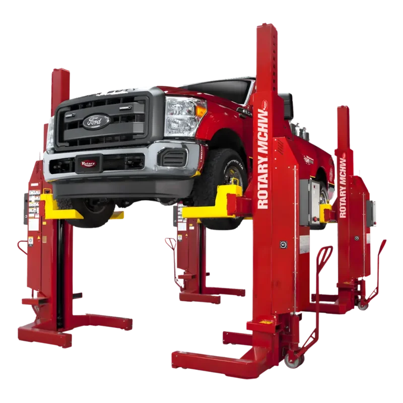 Rotary MACH MCHW18 Wireless Mobile Column Lift 4 Column Set, 72K - MCH418