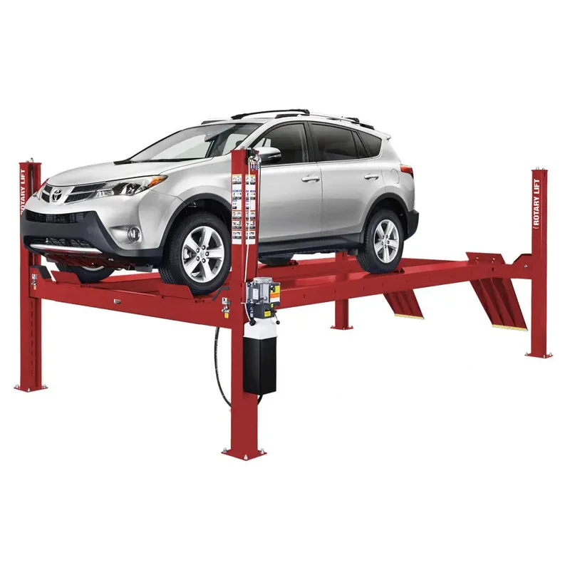 Rotary SM14 14,000 lbs Four Post Lift, Closed Front Red