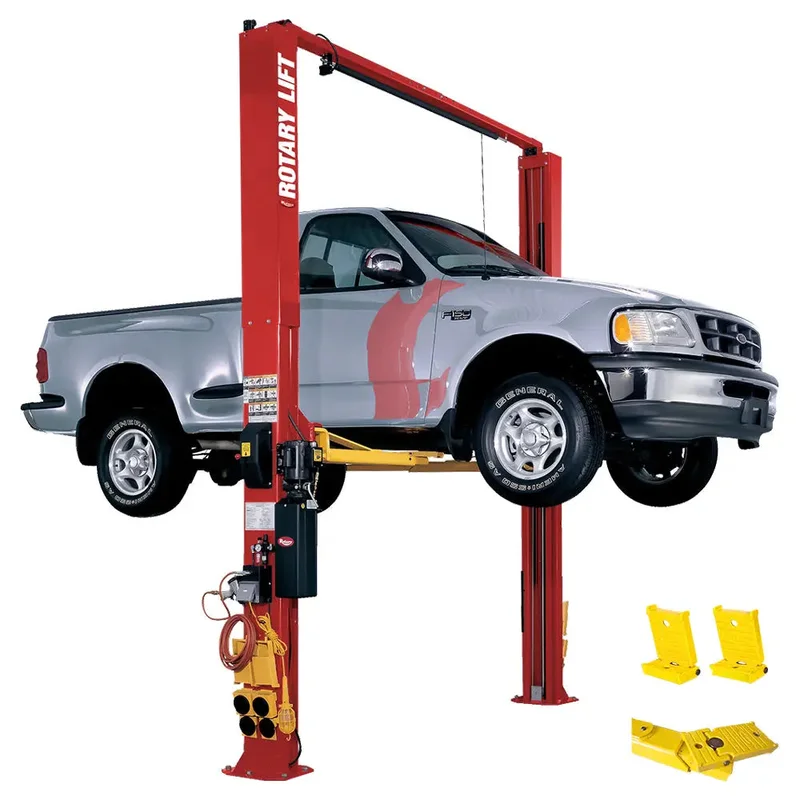 Rotary SPO10 10K Two-Post Symmetrical Lift Blue