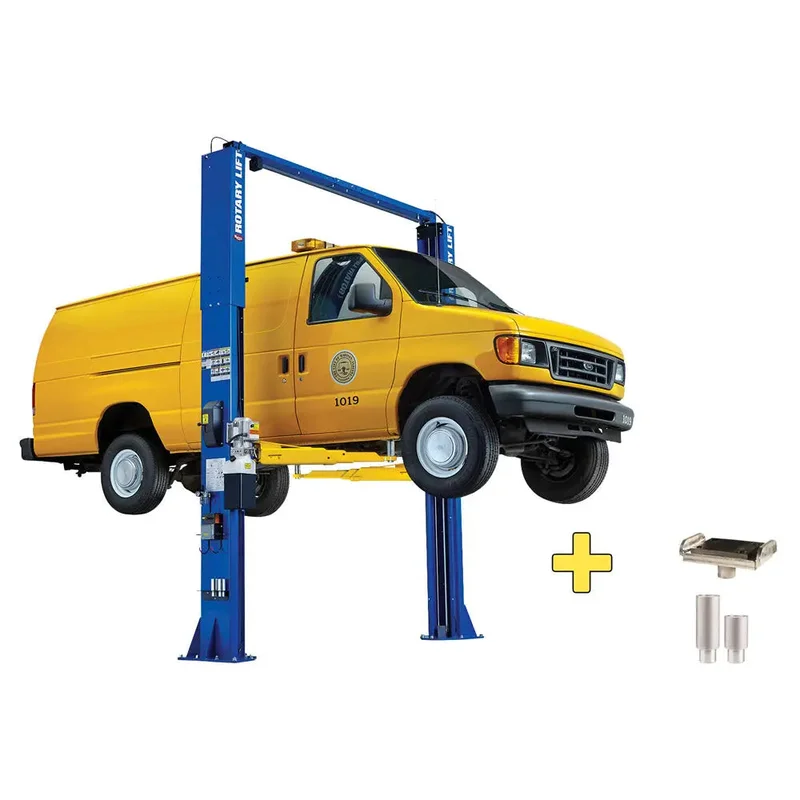 Rotary SPO12 12K Two-Post Symmetrical Lift Blue