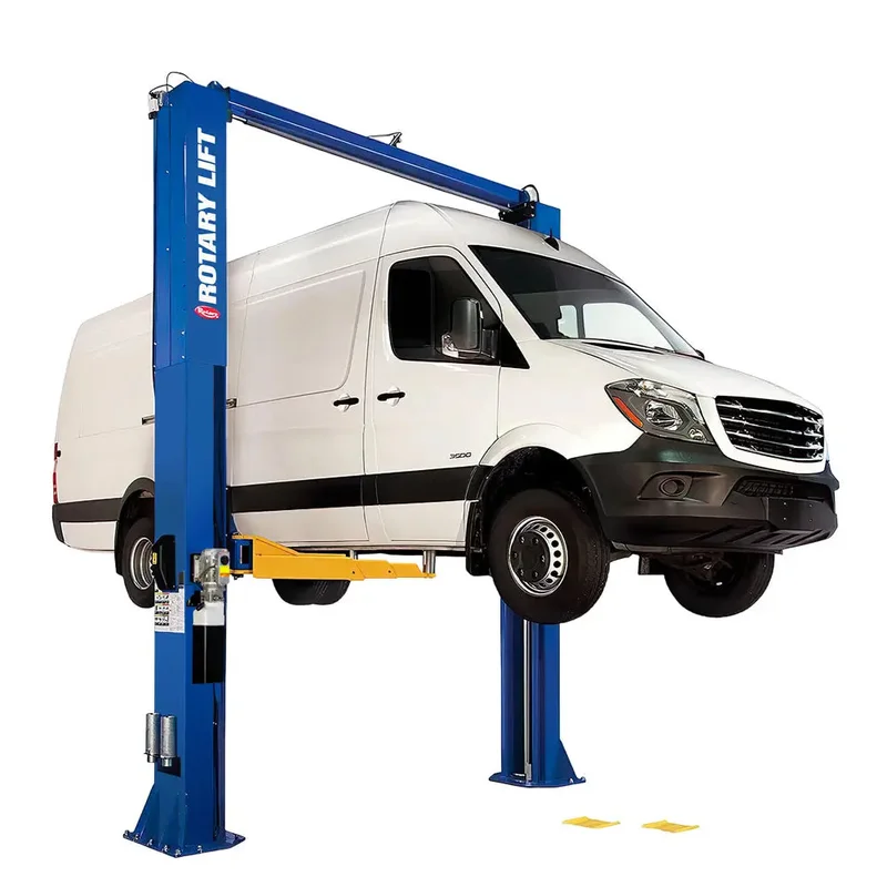 Rotary SPO16 Symmetric 16K 2-Post Lift with TRIO Arms, ALI Cert Blue