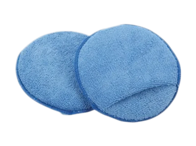 Round Microfiber Pocket Wax Applicator