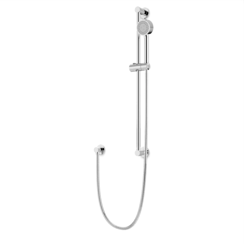 Round Multifunction Flexible Hose Slidebar Kit with Separate Water Outlet
