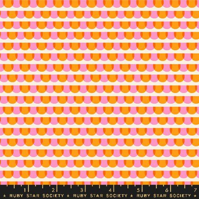 Ruby Star Society ANIMAL ANIMAL: Roof Tiles-Flamingo (1/4 Yard)