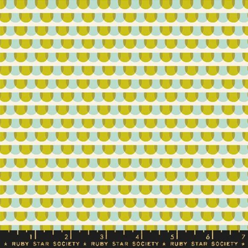 Ruby Star Society ANIMAL ANIMAL: Roof Tiles-Pistachio (1/4 Yard)