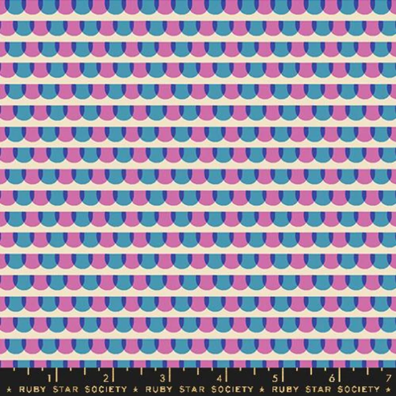 Ruby Star Society ANIMAL ANIMAL: Roof Tiles-Vintage Blue (1/4 Yard)