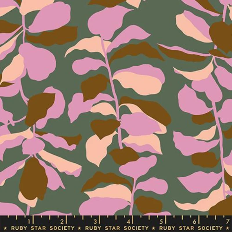Ruby Star Society CALATHEA: Fiddle Leaf-Calathea Seaweed (1/4 Yard)