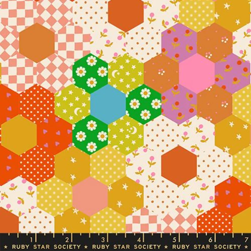 Ruby Star Society CATNAP: Flower Garden-Verdant (1/4 Yard)