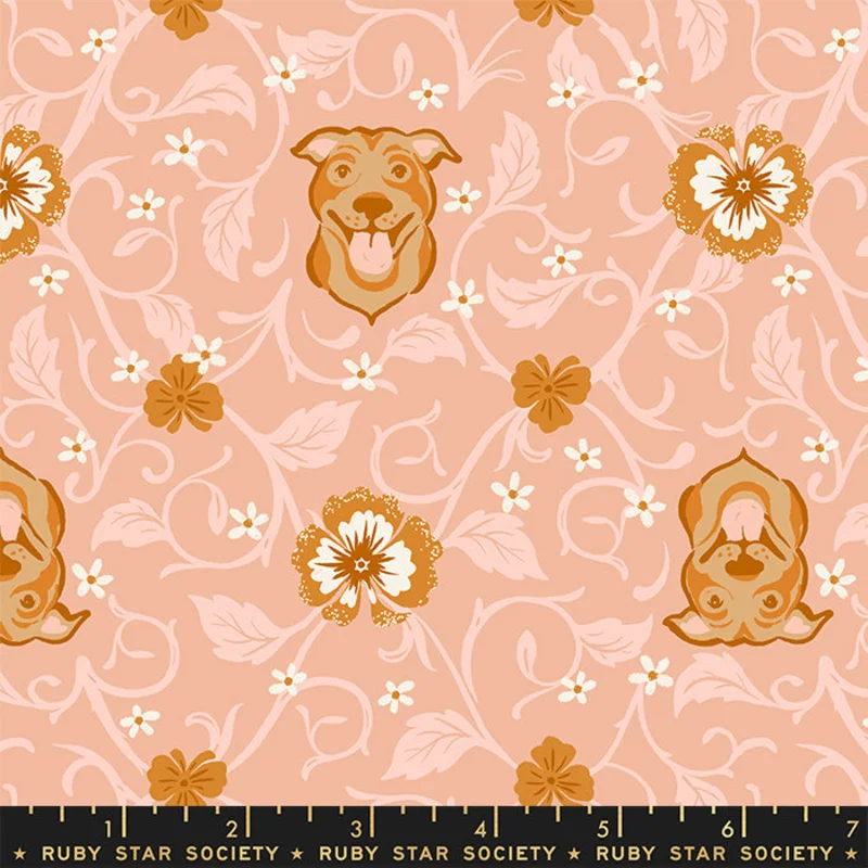 Ruby Star Society DOG PARK: Pitbull-Dahlia (1/4 Yard)