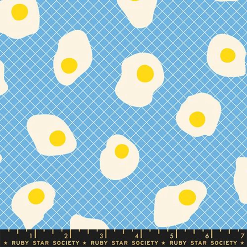 Ruby Star Society EGG AND FRIENDS: Fried Eggs-Altitude (1/4 Yard)