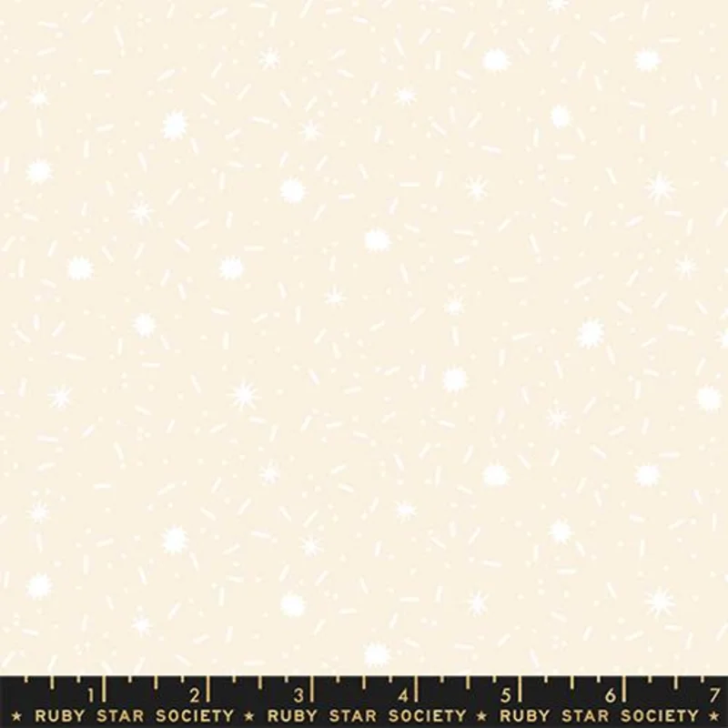 Ruby Star Society EGG AND FRIENDS: Sugar Rush-Natural (1/4 Yard)