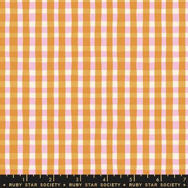 Ruby Star Society EGG AND FRIENDS: Tablecloth-Honey (1/4 Yard)