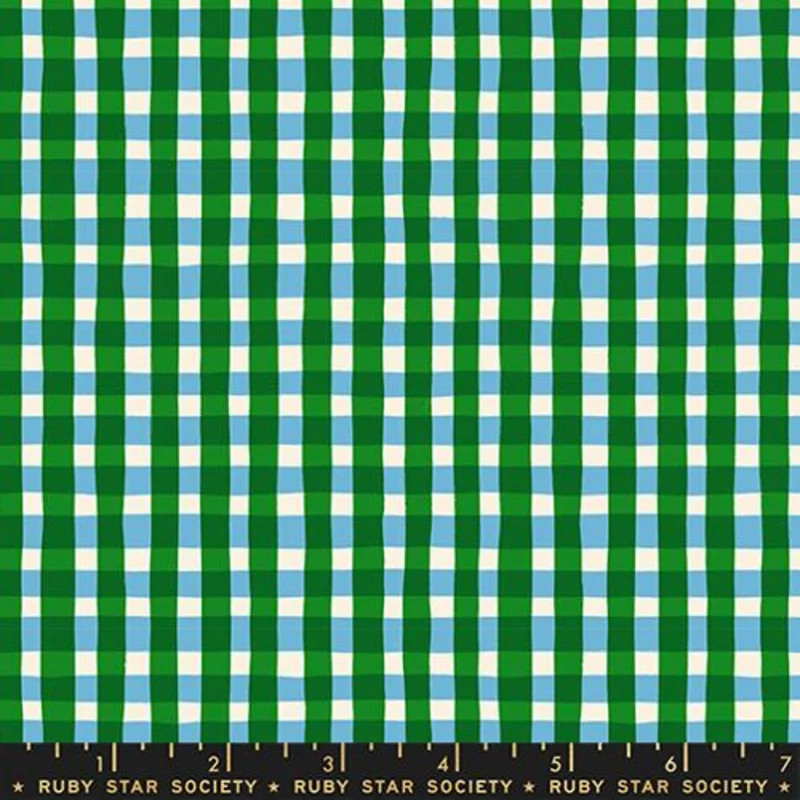 Ruby Star Society EGG AND FRIENDS: Tablecloth-Verdant (1/4 Yard)