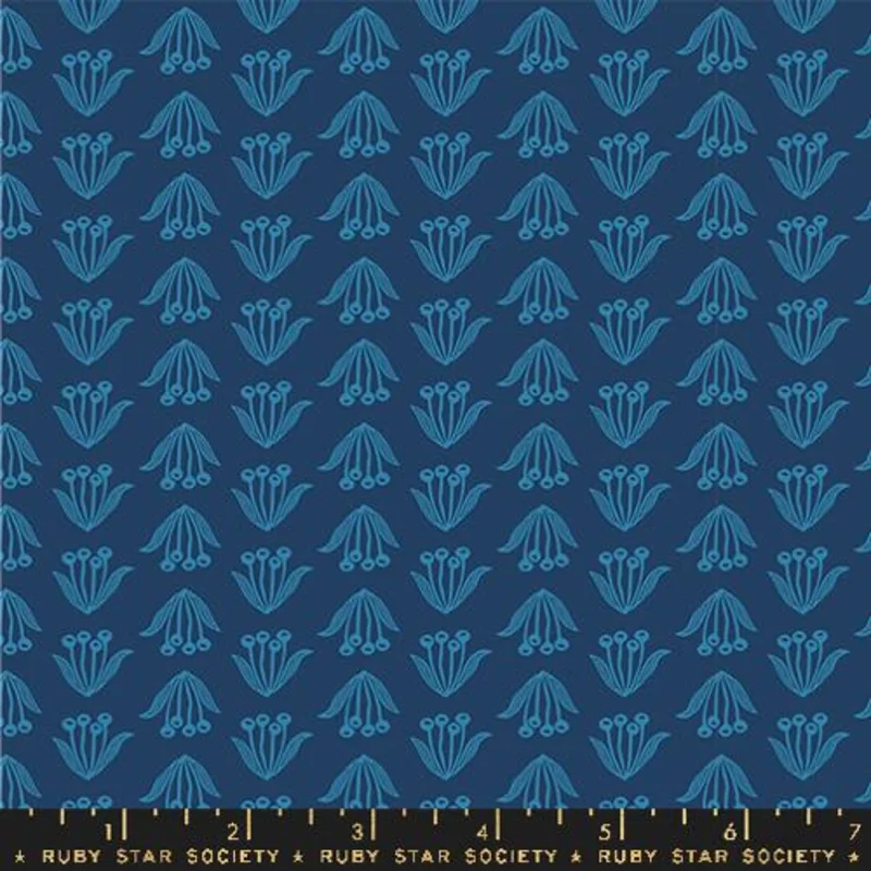 Ruby Star Society ENDPAPER: Crocus-Bluebell (1/4 Yard)