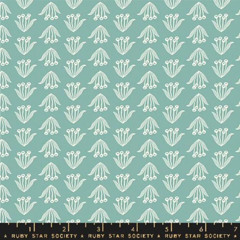 Ruby Star Society ENDPAPER: Crocus-Water (1/4 Yard)