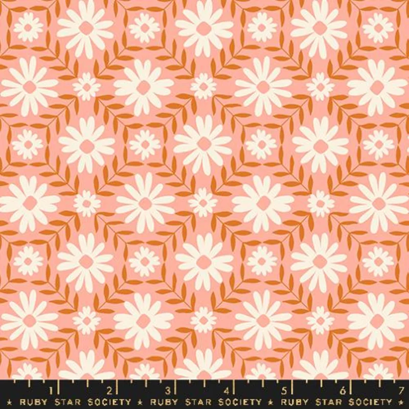Ruby Star Society ENDPAPER: Floral Endpaper-Bashful (1/4 Yard)