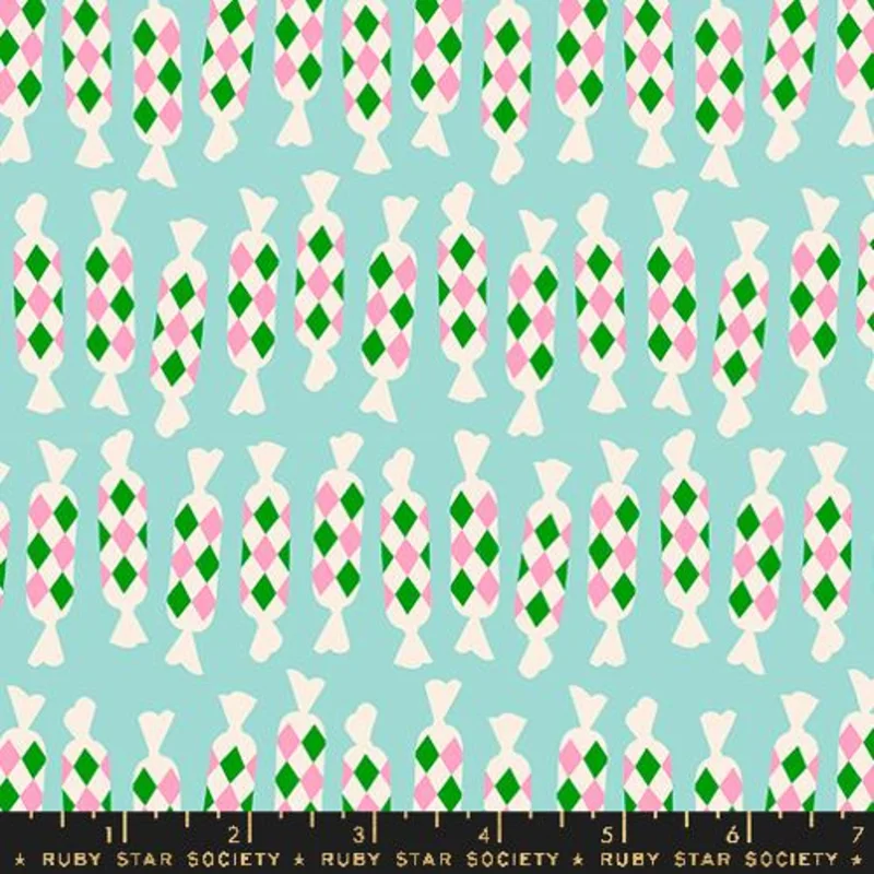 Ruby Star Society EYE CANDY: Diamond Candy-Frost (1/4 Yard)
