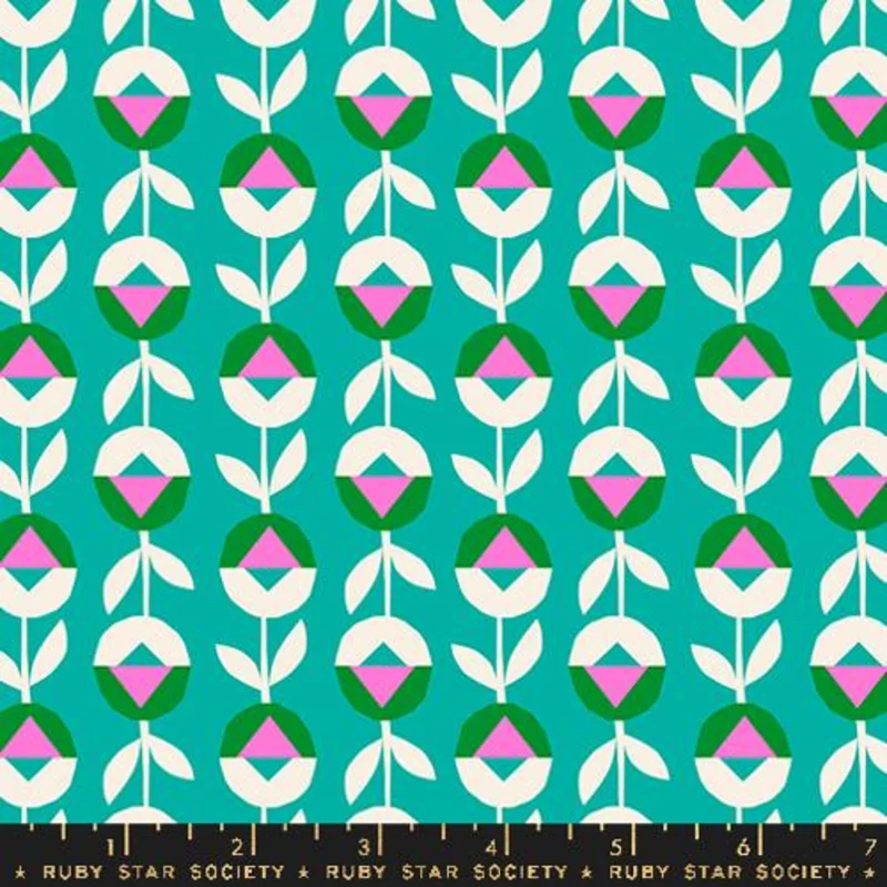 Ruby Star Society EYE CANDY: Flower Chain-Tropic (1/4 Yard)