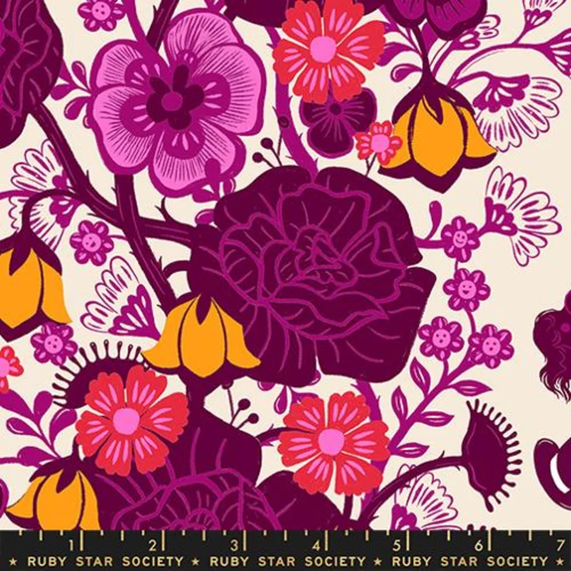 Ruby Star Society HELLO ALICE: Rabbit Hole-Shell (1/4 Yard)