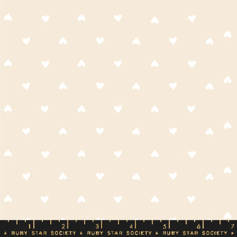 Ruby Star Society JUICY: Hearts-Shell (1/4 Yard)