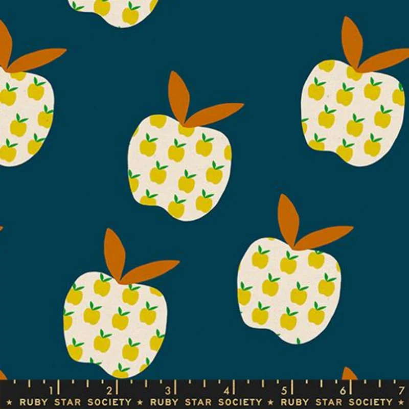 Ruby Star Society MYSTIC FABLE: Big Apple Canvas-Galaxy (1/4 Yard)