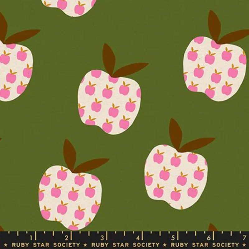 Ruby Star Society MYSTIC FABLE: Big Apple Canvas-Neon Pink (1/4 Yard)