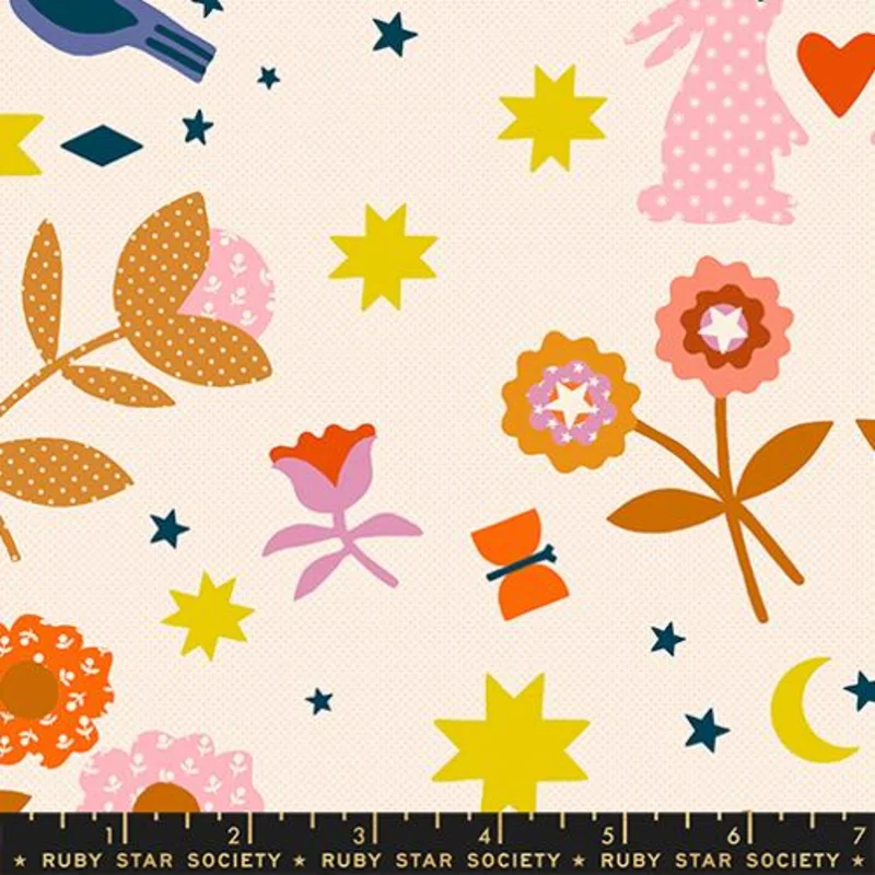 Ruby Star Society MYSTIC FABLE: Mystic Fable-Natural (1/4 Yard)
