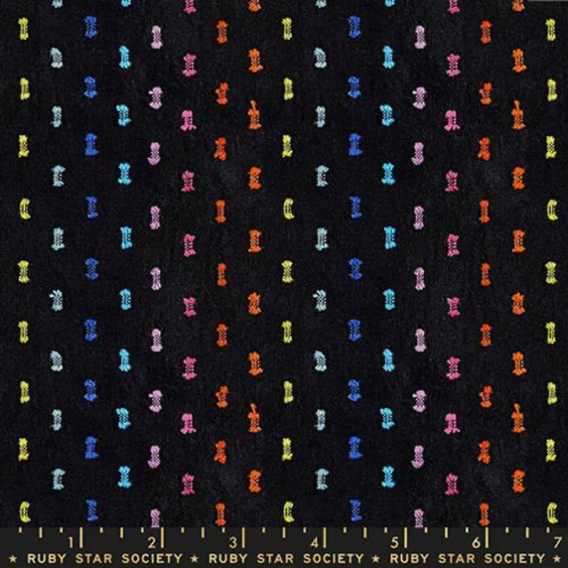 Ruby Star Society MYSTIC FABLE-Warp Weft: Flicker-Black