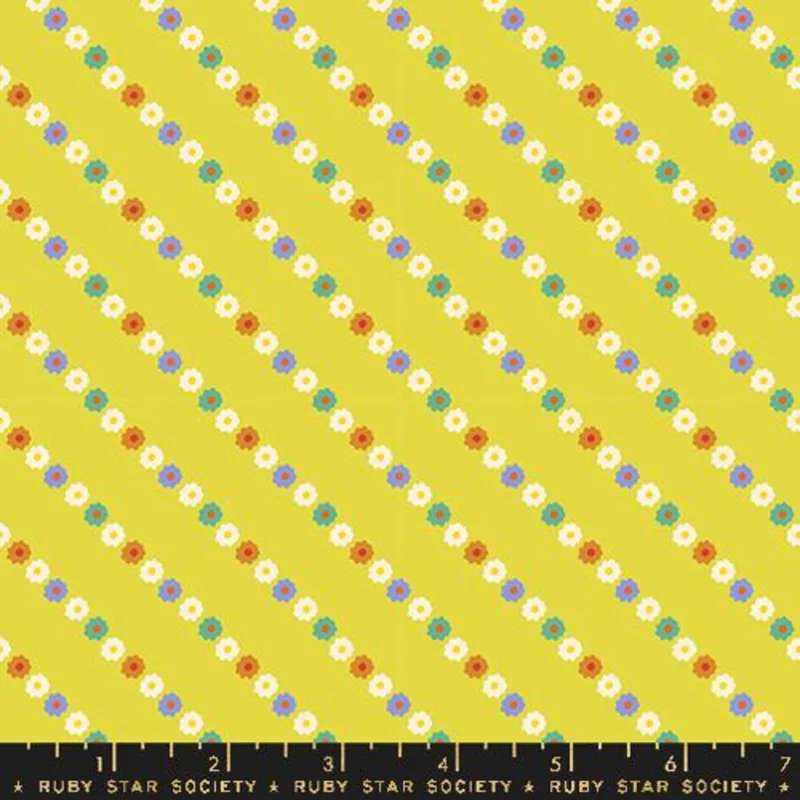 Ruby Star Society OOH LUCKY LUCKY: Garland-Citron (1/4 Yard)