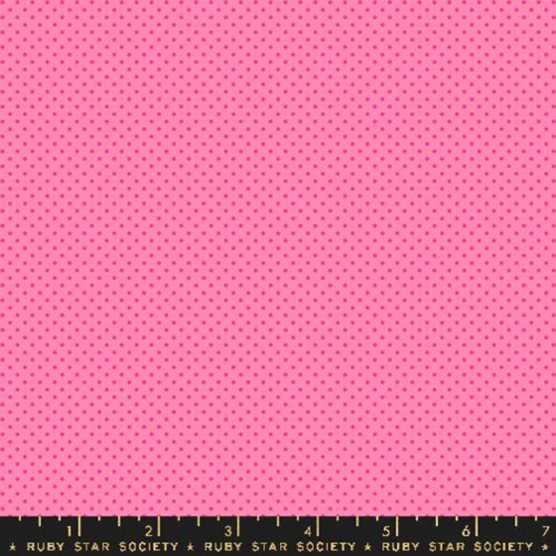 Ruby Star Society OOH LUCKY LUCKY: Mini Dot-Lucky Pink (1/4 Yard)