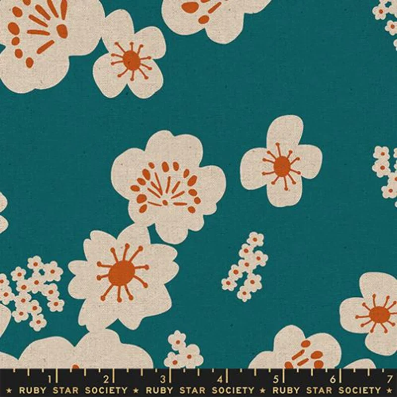 Ruby Star Society PAPER CUTS 2: Hana Canvas-Storytime (1/4 Yard)