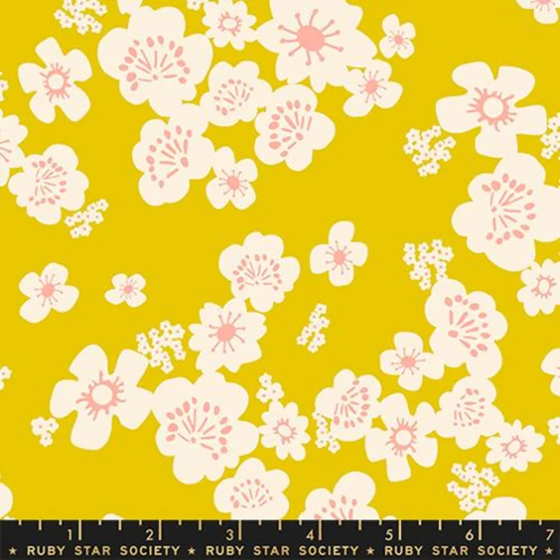 Ruby Star Society PAPER CUTS 2: Hana Double Gauze-Golden Hour (1/4 Yard)