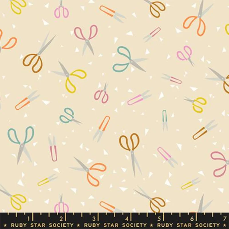 Ruby Star Society PAPER CUTS 2: Snip Snip-Parchment (1/4 Yard)
