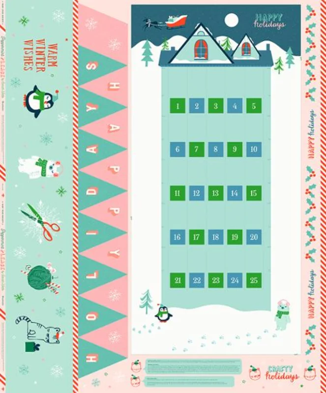 Ruby Star Society PEPPERMINT PLEASE: Count Down Panel-Pack