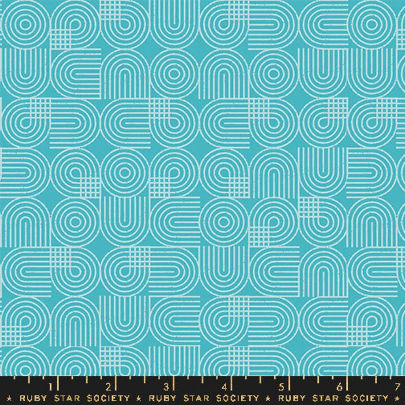 Ruby Star Society PIVOT: Burners-Dark Turquoise (1/4 Yard)