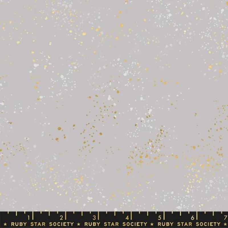 Ruby Star Society SPECKLED: 108-Metallic Wide Dove (1/4 Yard)
