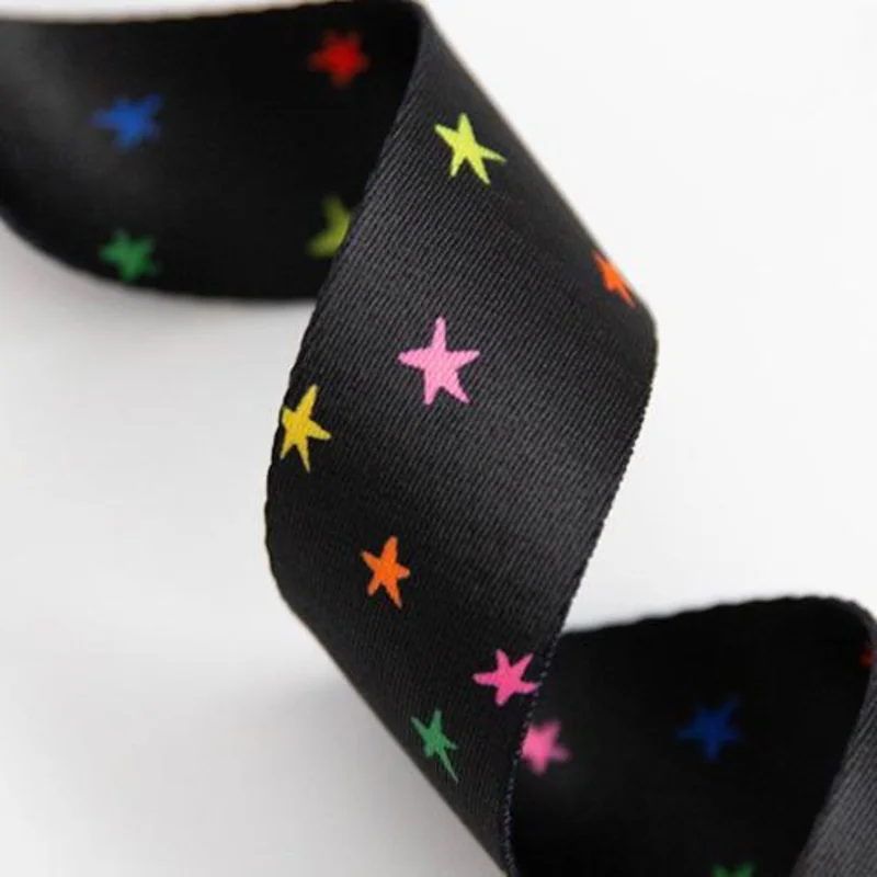 Ruby Star Society: Starry-Vivid Black 1.5" Webbing 3-Yard Pre-Cut